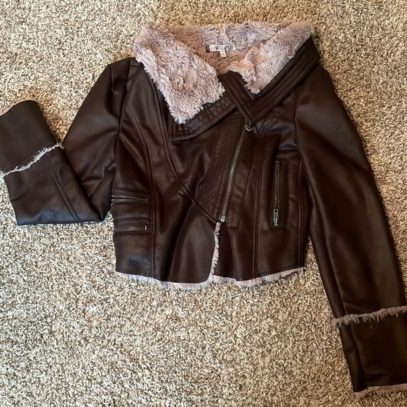 Jennifer Lopez Jackets & Blazers - Faux suede face: Jennifer Lopez jacket